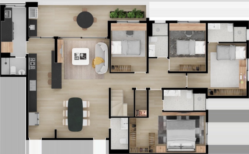 Apartamento, 3 quartos, 150 m² - Foto 32