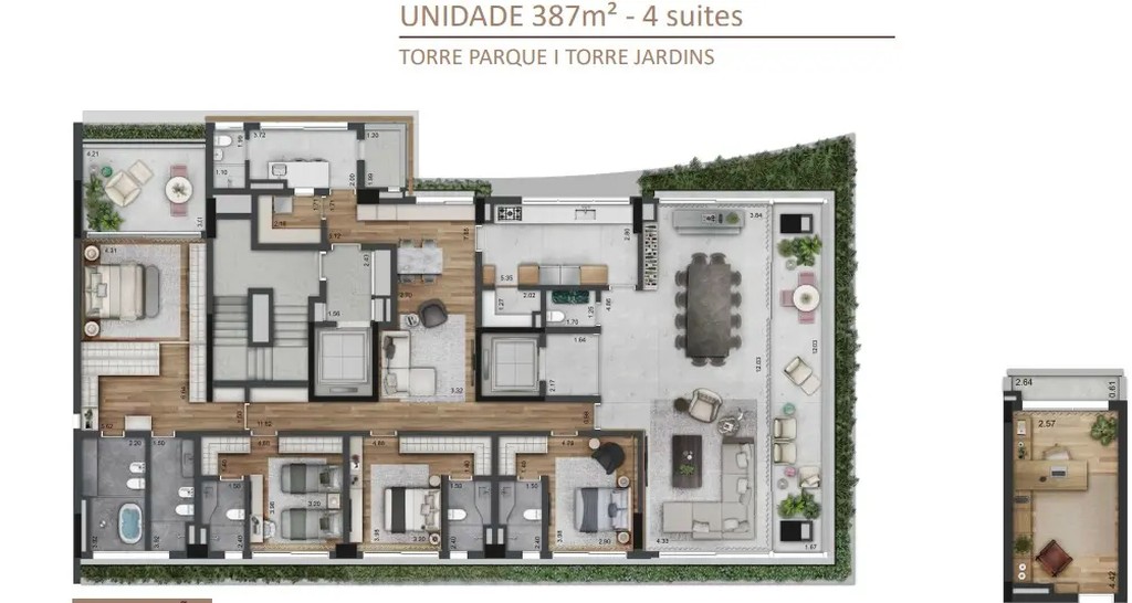 Apartamento, 4 quartos, 300 m² - Foto 31