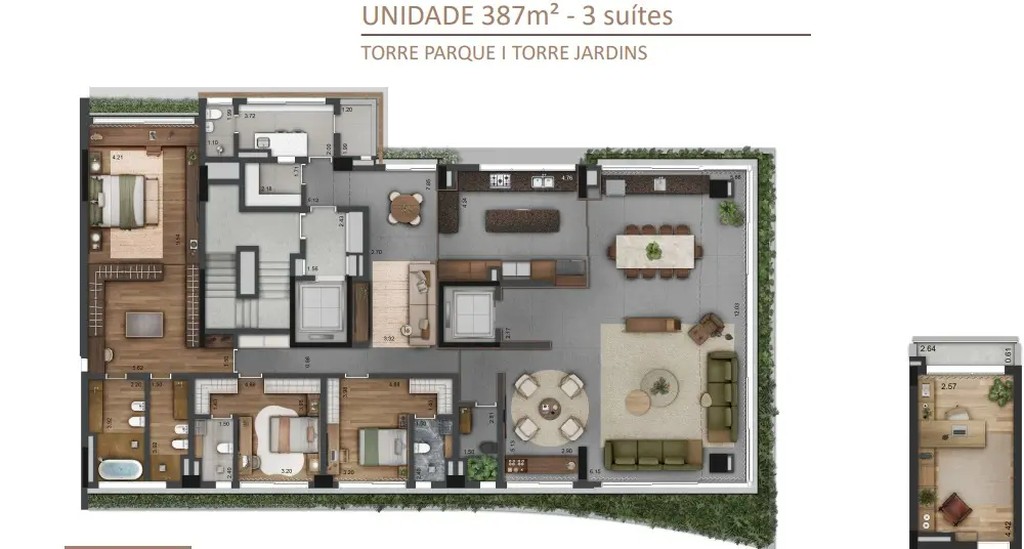 Apartamento, 4 quartos, 300 m² - Foto 32