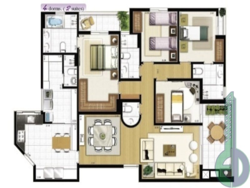 Apartamento, 3 quartos, 156 m² - Foto 16