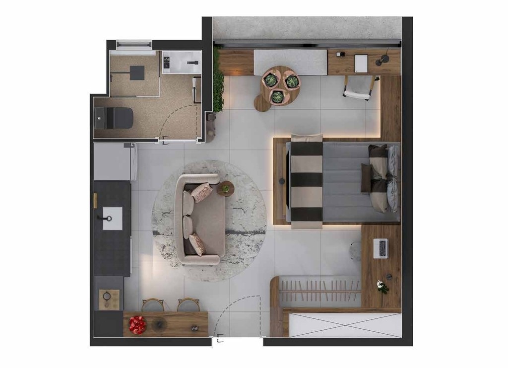 Apartamento, 1 quarto, 27 m² - Foto 25