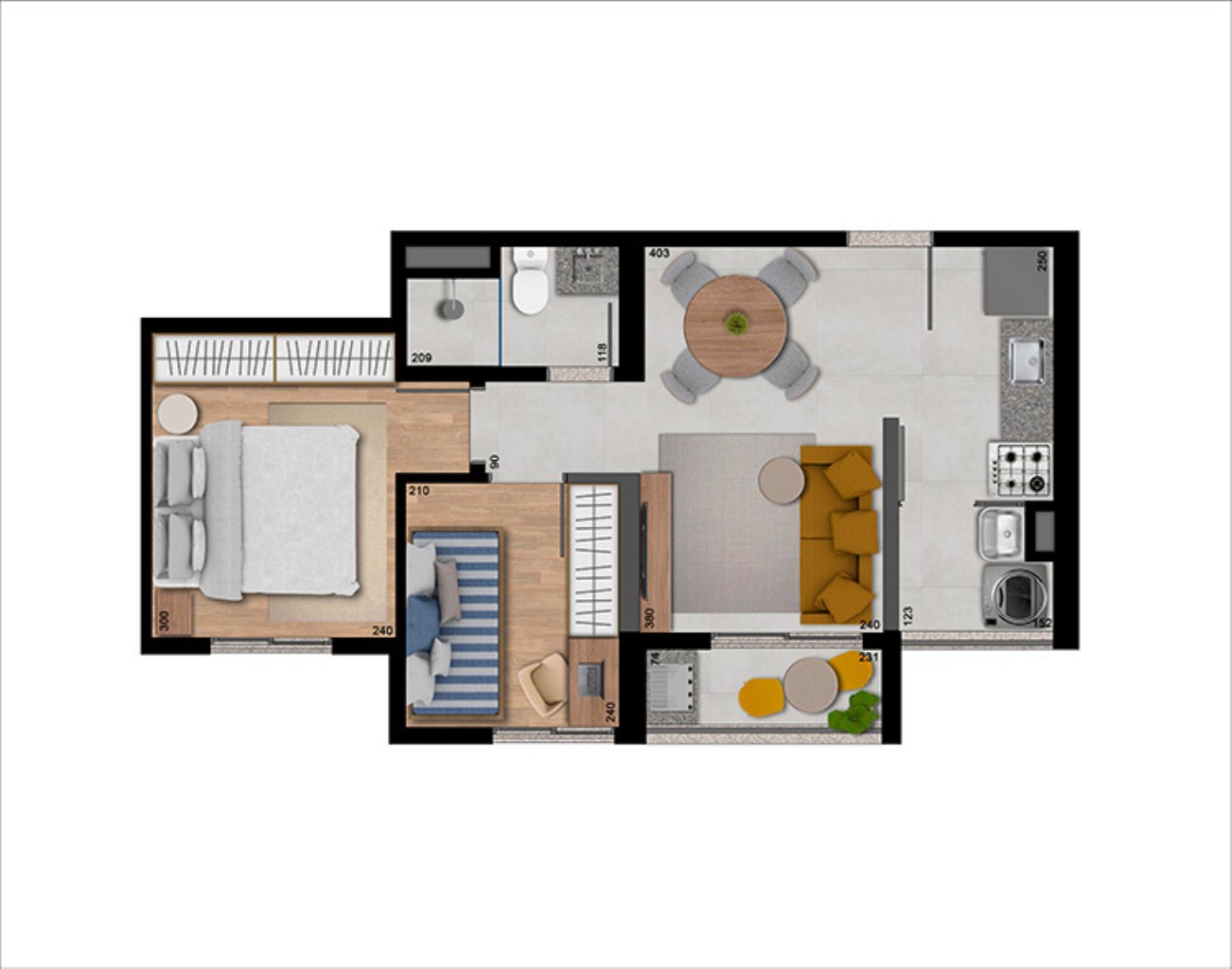 Apartamento, 1 quarto, 18 m² - Foto 17