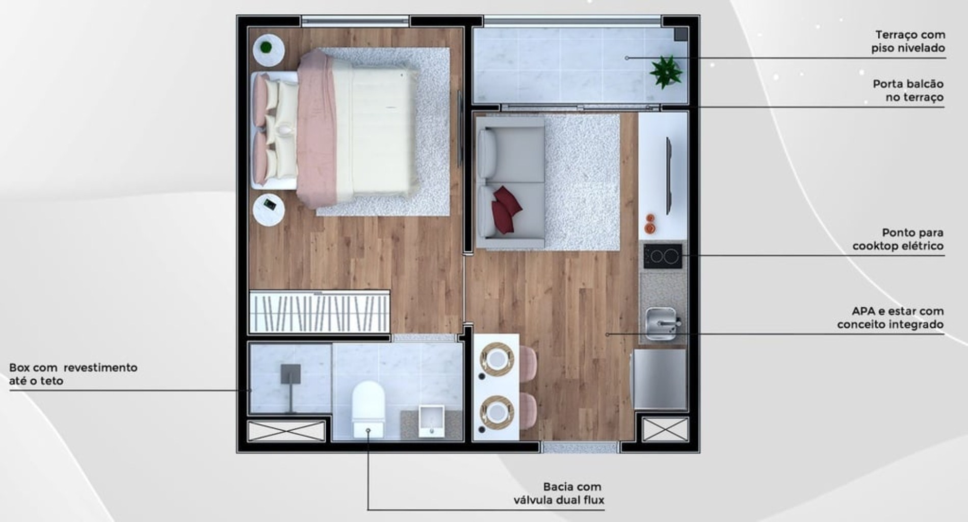 Apartamento, 1 quarto, 16 m² - Foto 27