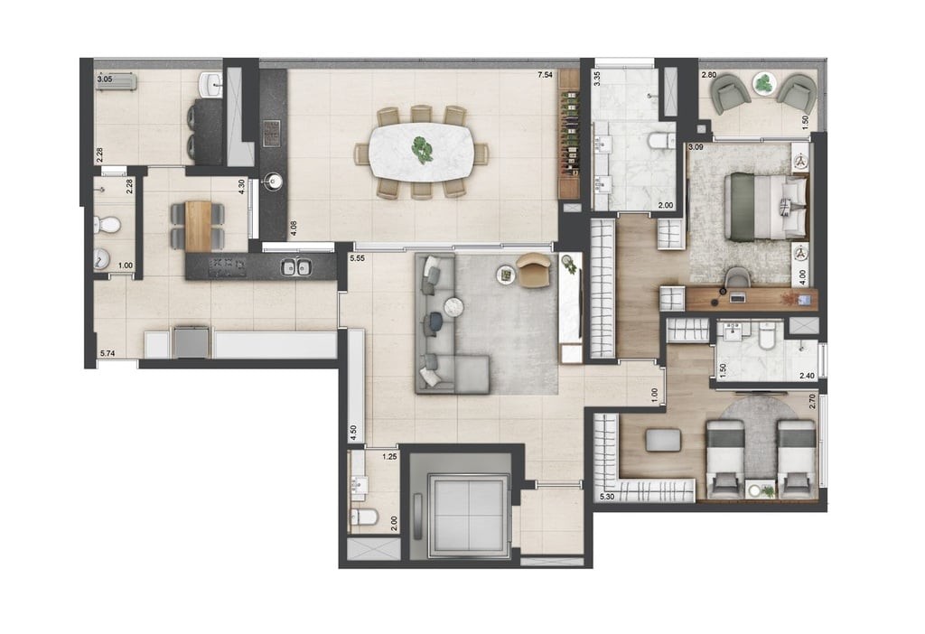 Apartamento, 4 quartos, 240 m² - Foto 27