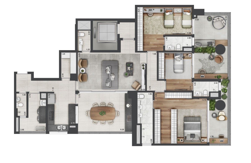 Apartamento, 4 quartos, 240 m² - Foto 29