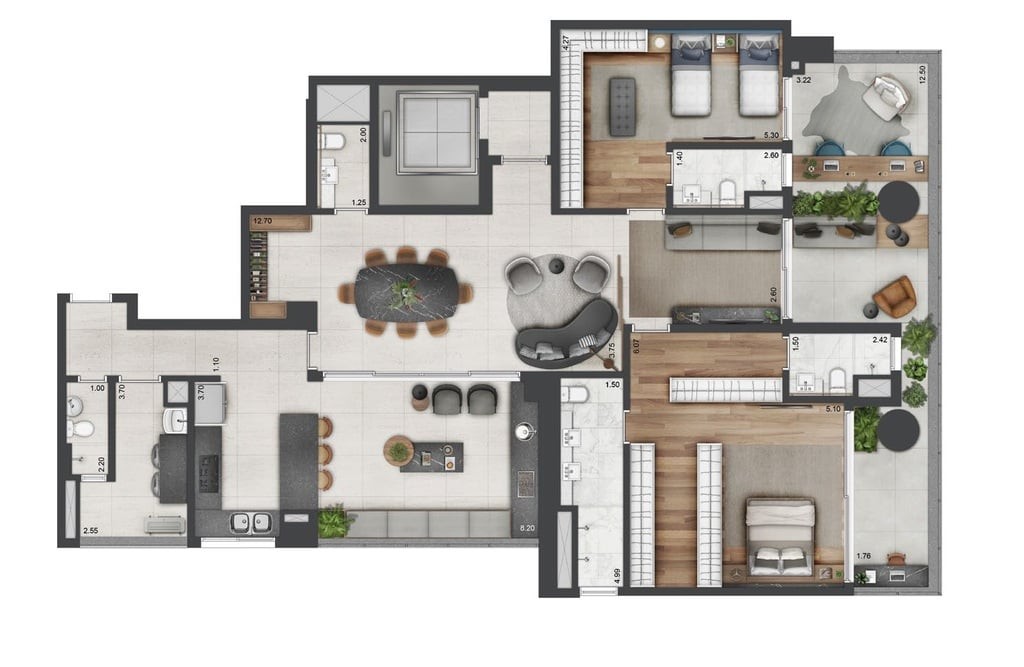 Apartamento, 4 quartos, 240 m² - Foto 30