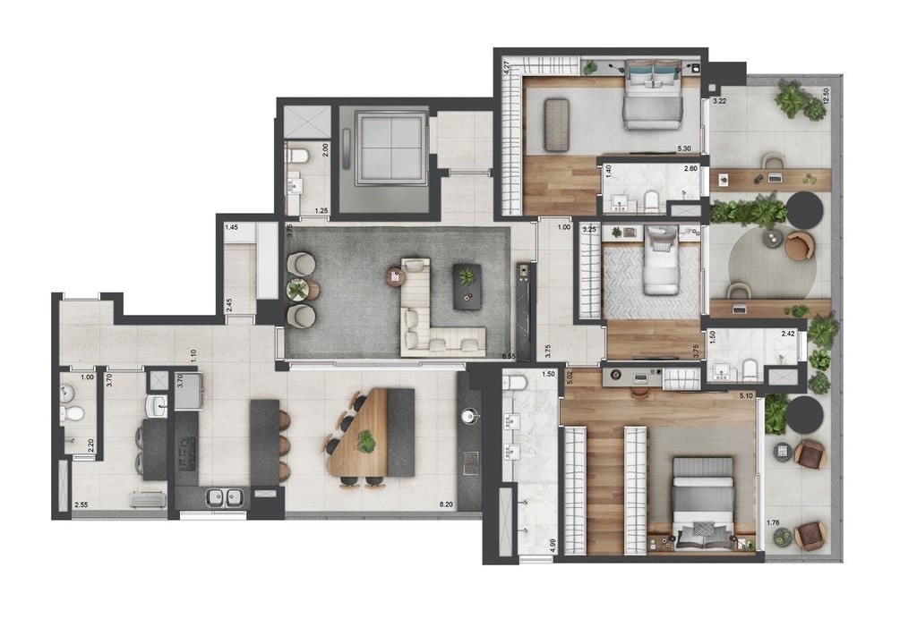 Apartamento, 4 quartos, 240 m² - Foto 31