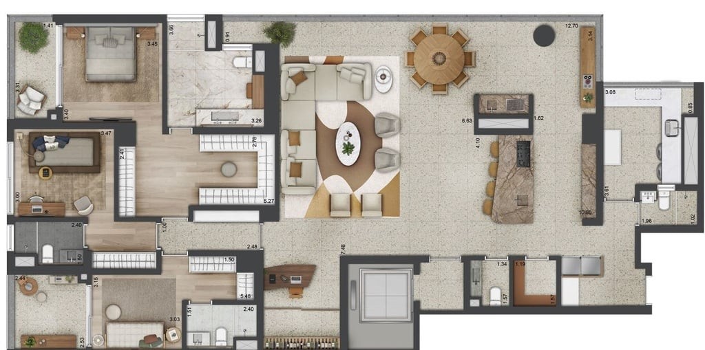 Apartamento, 4 quartos, 240 m² - Foto 33