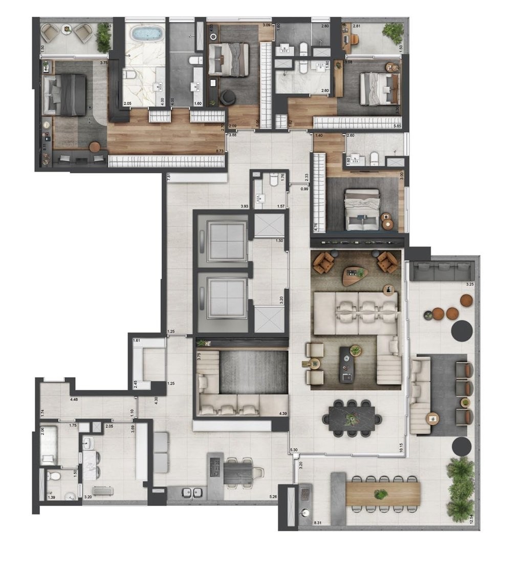 Apartamento, 4 quartos, 240 m² - Foto 35