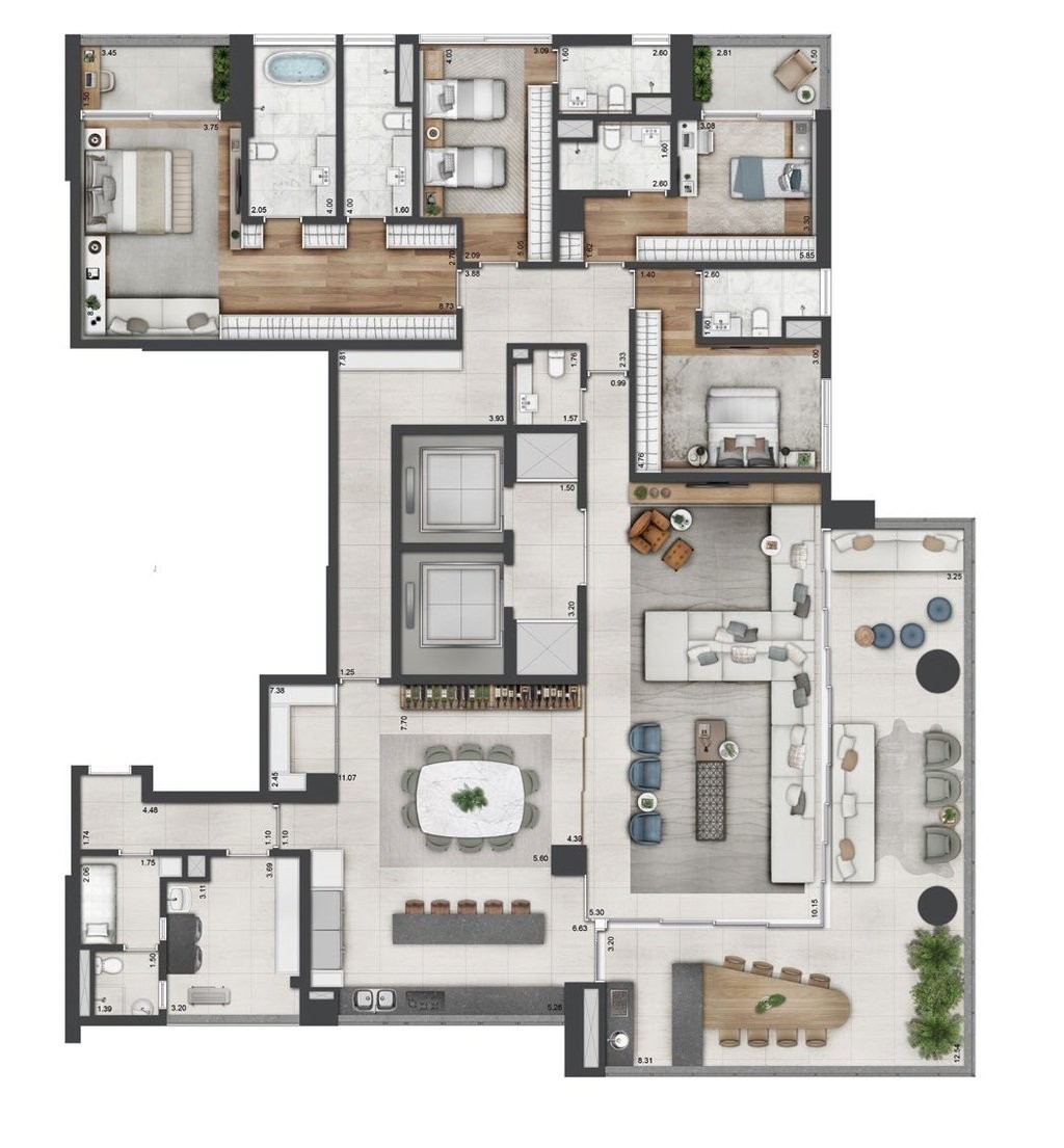 Apartamento, 4 quartos, 240 m² - Foto 36