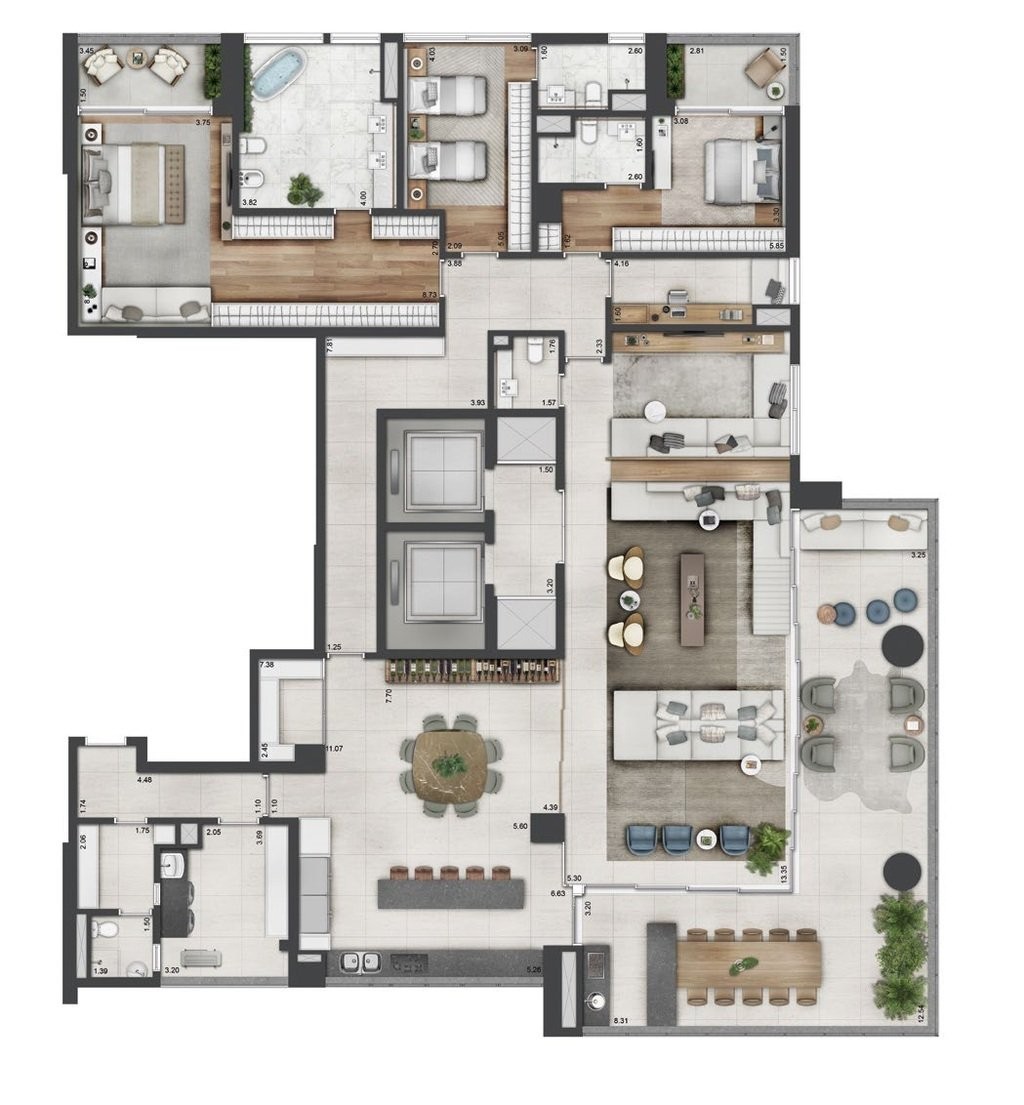 Apartamento, 4 quartos, 240 m² - Foto 37