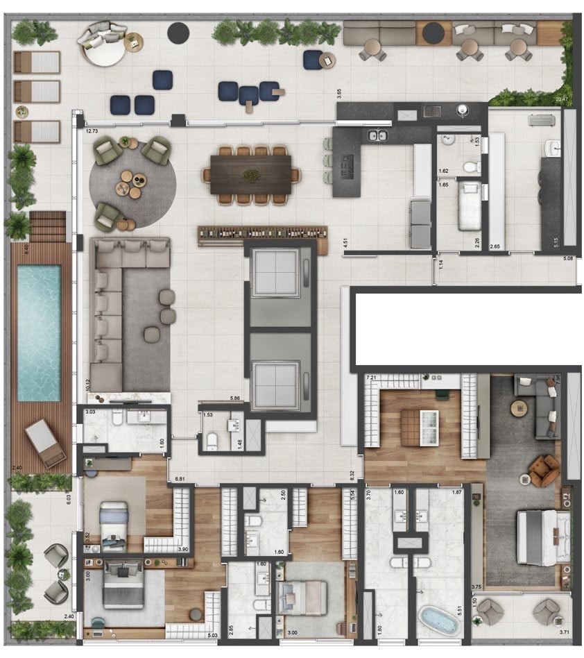 Apartamento, 4 quartos, 240 m² - Foto 38