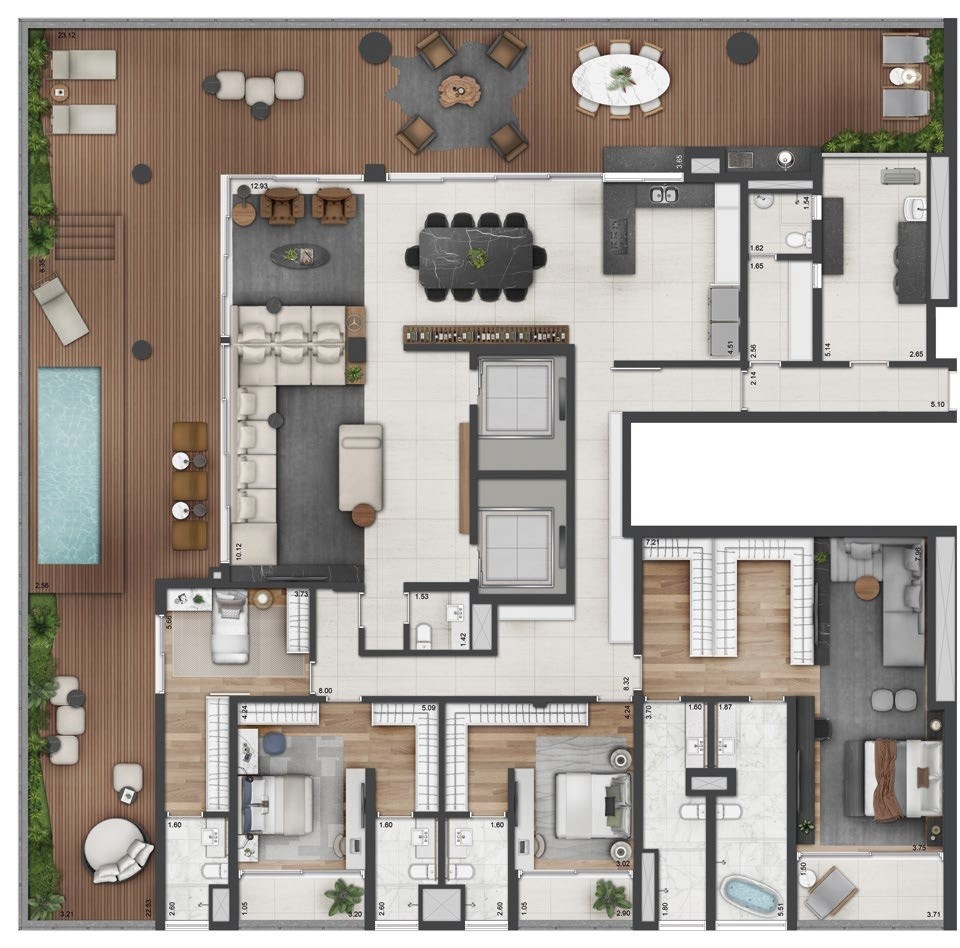 Apartamento, 4 quartos, 240 m² - Foto 39