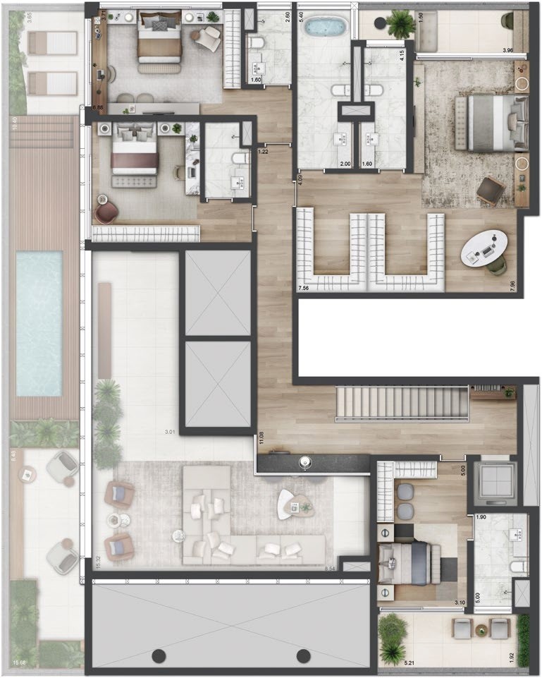 Apartamento, 4 quartos, 240 m² - Foto 41