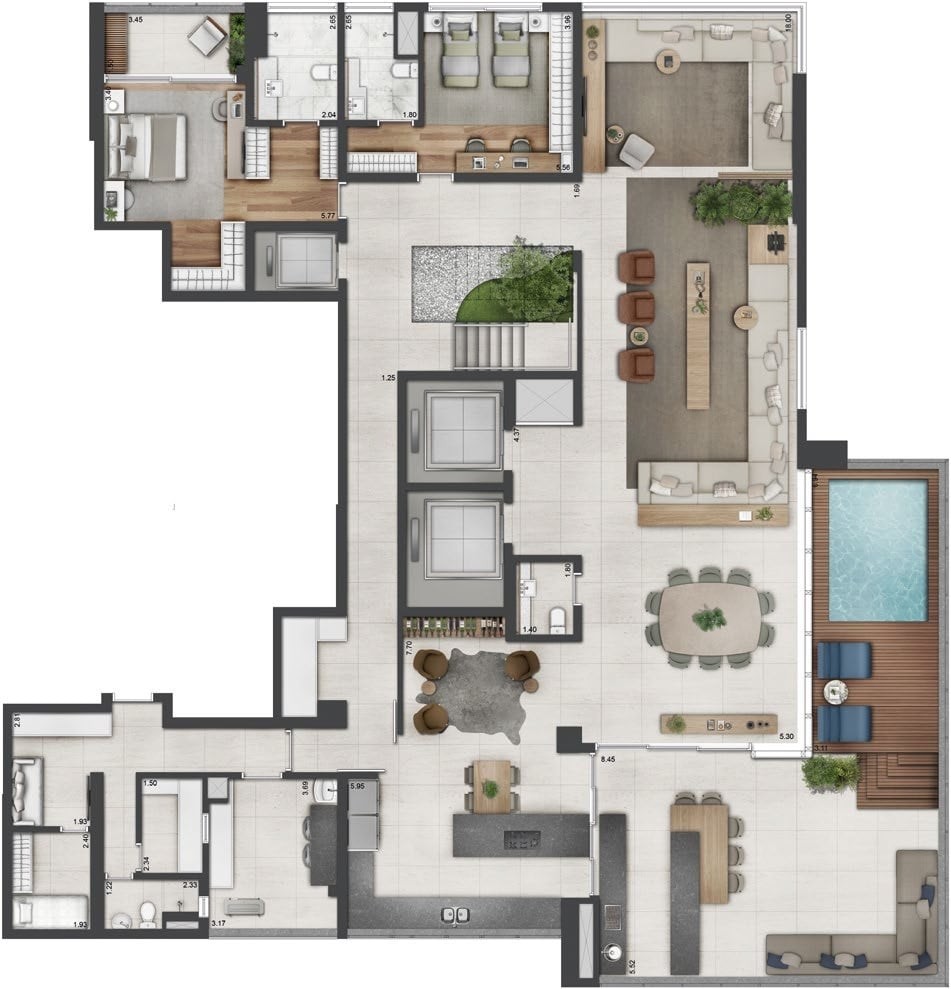 Apartamento, 4 quartos, 240 m² - Foto 42