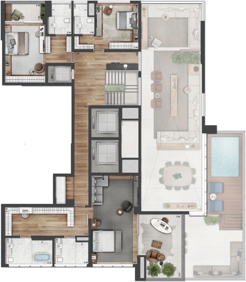 Apartamento, 4 quartos, 240 m² - Foto 43