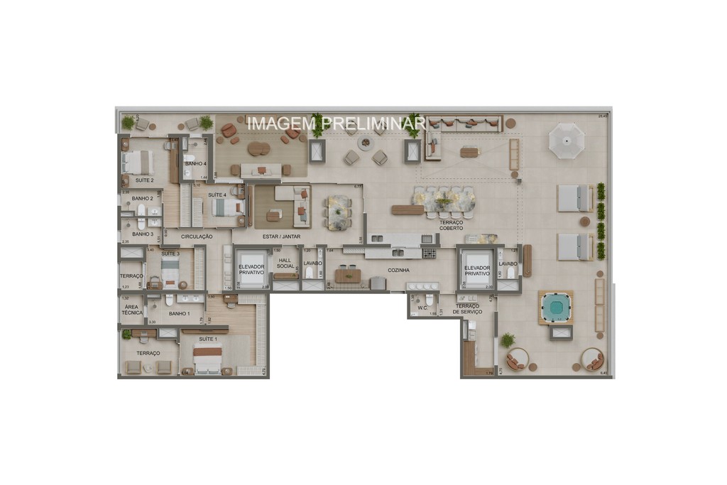 Apartamento, 3 quartos, 99 m² - Foto 1