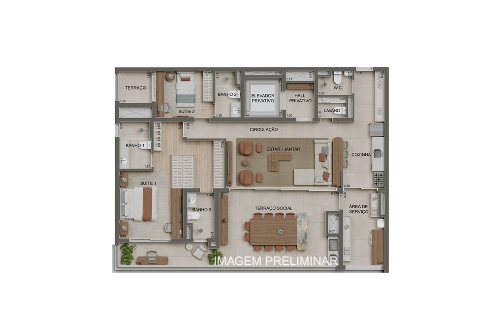 Apartamento, 3 quartos, 99 m² - Foto 5