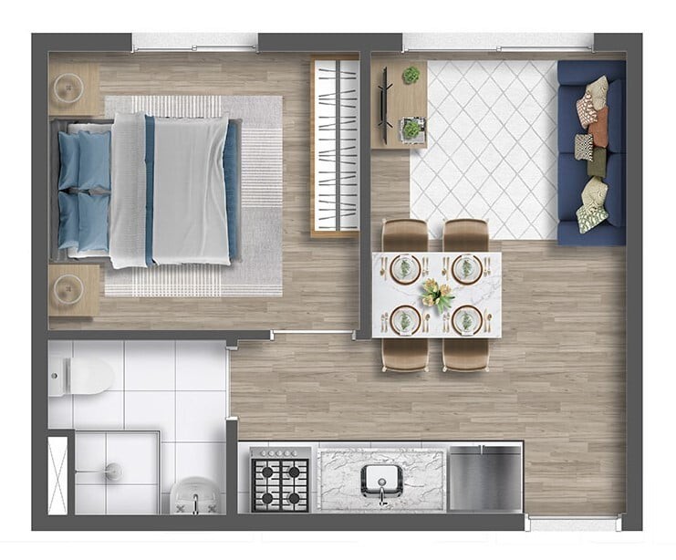 Cobertura à venda com 2 quartos, 71m² - Foto 4