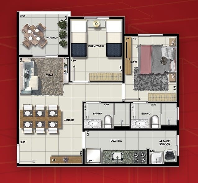 Apartamento, 1 quarto, 38 m² - Foto 29