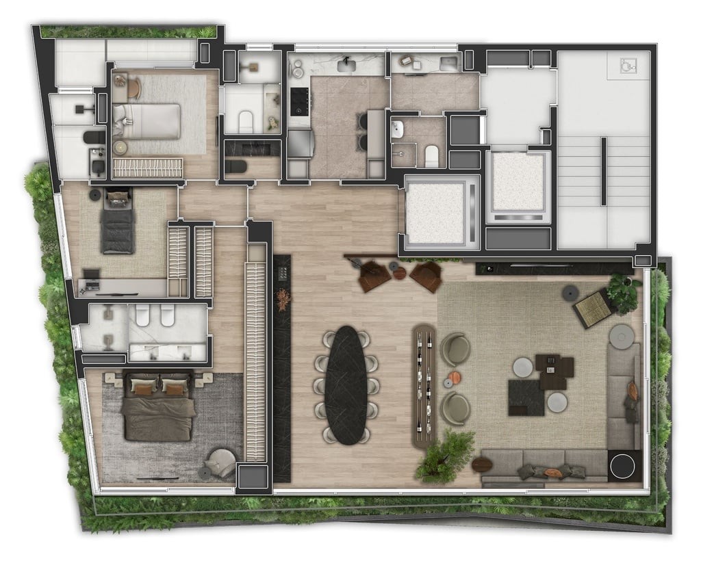 Apartamento, 3 quartos, 200 m² - Foto 30