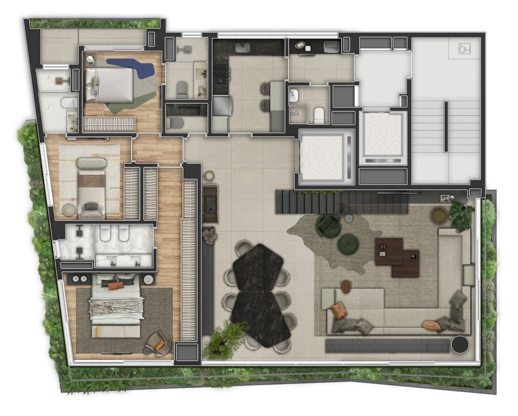 Apartamento, 3 quartos, 200 m² - Foto 33