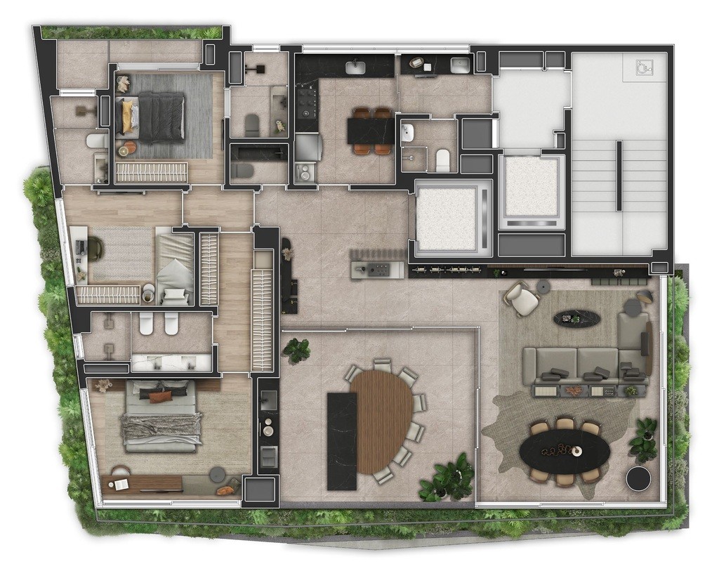 Cobertura, 3 quartos, 200 m² - Foto 32