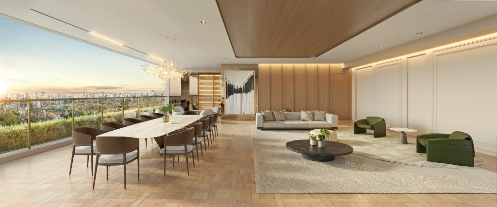 Apartamento de luxo à venda em São Paulo-SP, bairro Ibirapuera: 4 quartos, 3 suítes, 5 banheiros, 4 vagas de garagem, 355m² - Condomínio Portrait by Cyrela