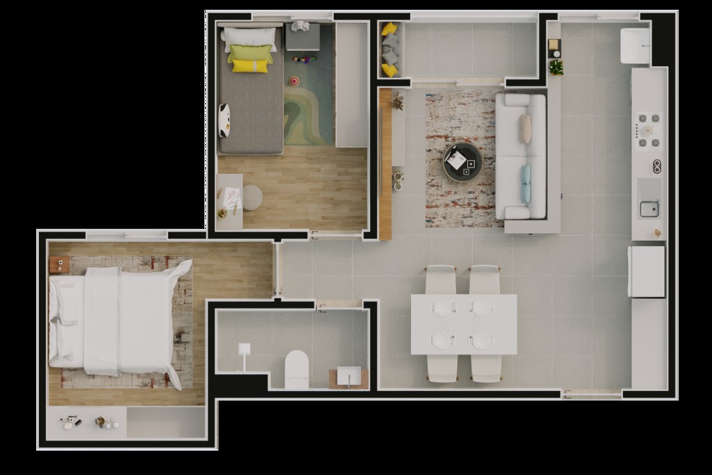 Apartamento, 2 quartos, 46 m² - Foto 28