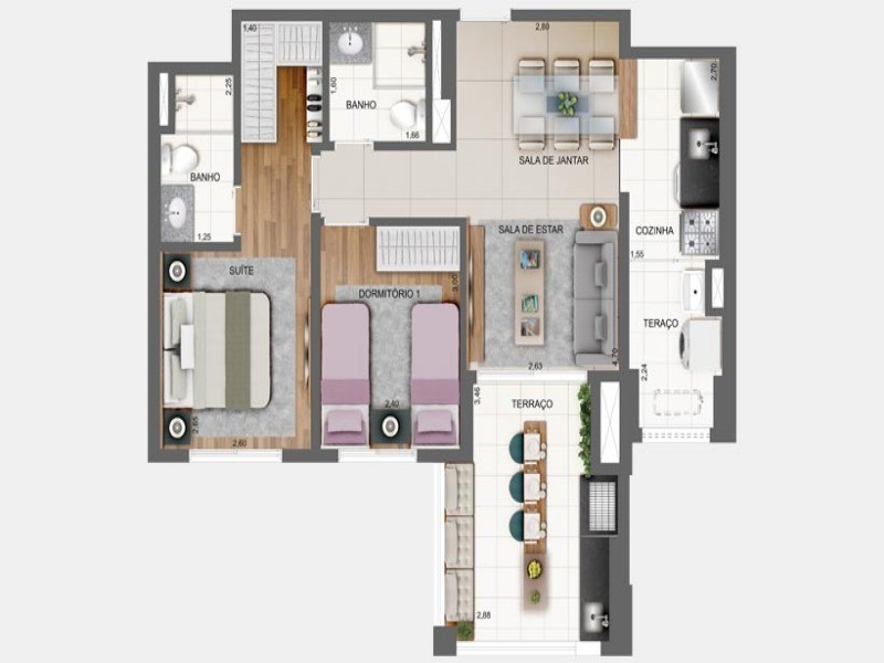 Apartamento à venda com 3 quartos, 85m² - Foto 23
