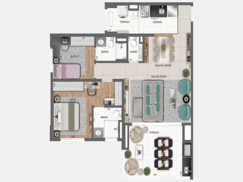 Apartamento à venda com 3 quartos, 85m² - Foto 25