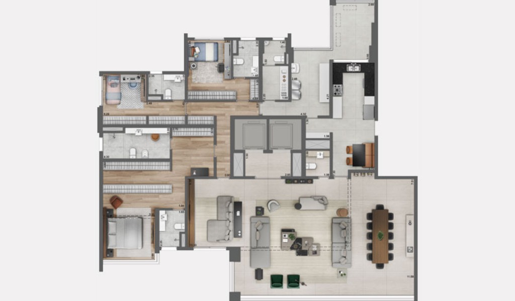 Apartamento, 4 quartos, 280 m² - Foto 25