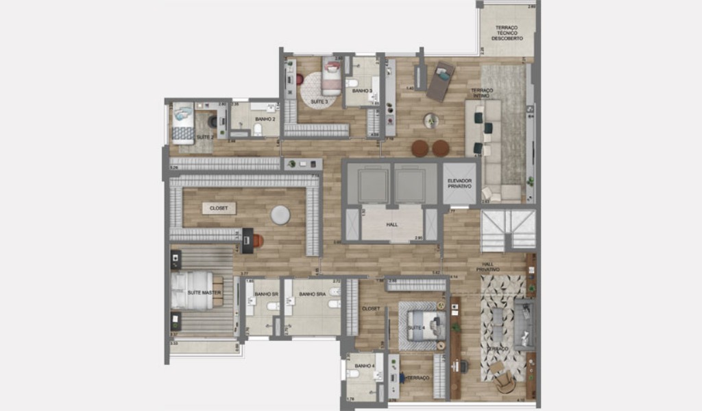 Apartamento, 4 quartos, 280 m² - Foto 26