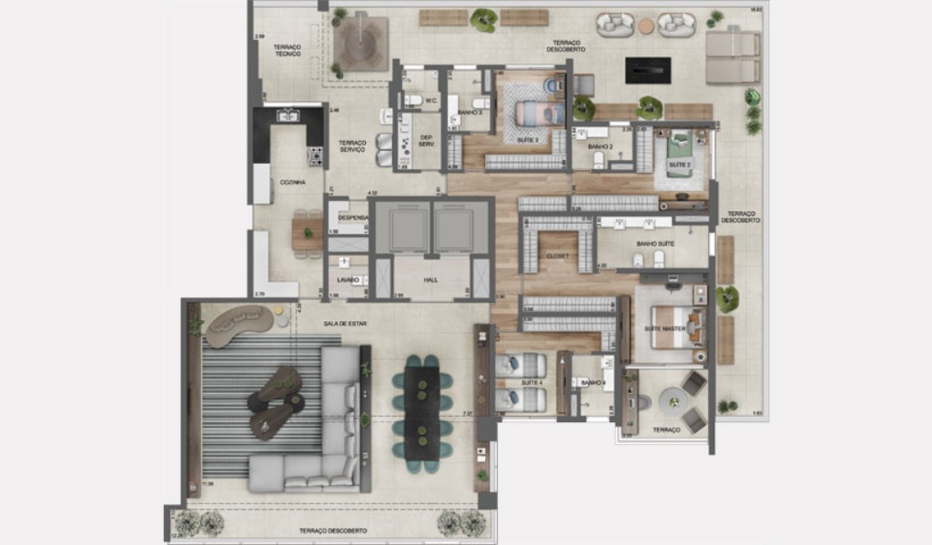 Apartamento, 4 quartos, 280 m² - Foto 30