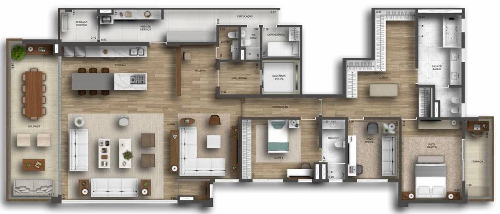 Apartamento, 4 quartos, 278 m² - Foto 17