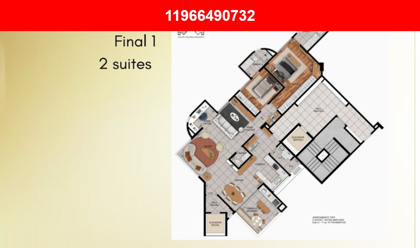 Apartamento, 3 quartos, 135 m² - Foto 26