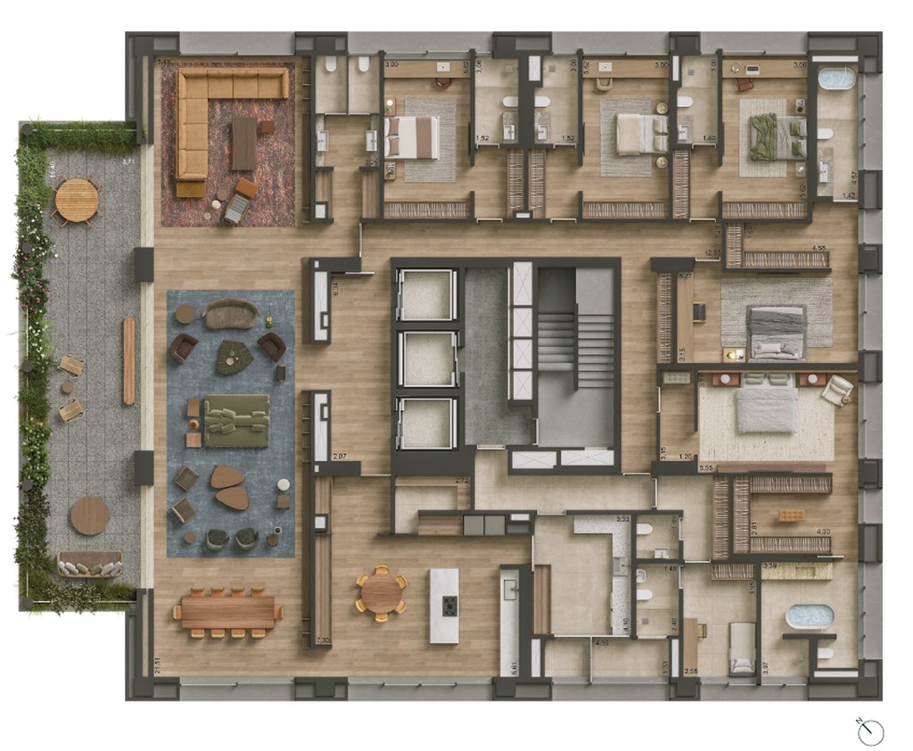 Apartamento, 4 quartos, 580 m² - Foto 22