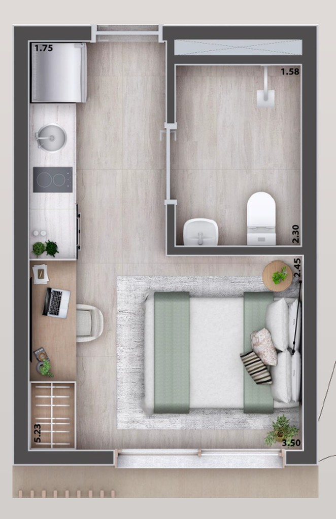 Apartamento, 1 quarto, 21 m² - Foto 16