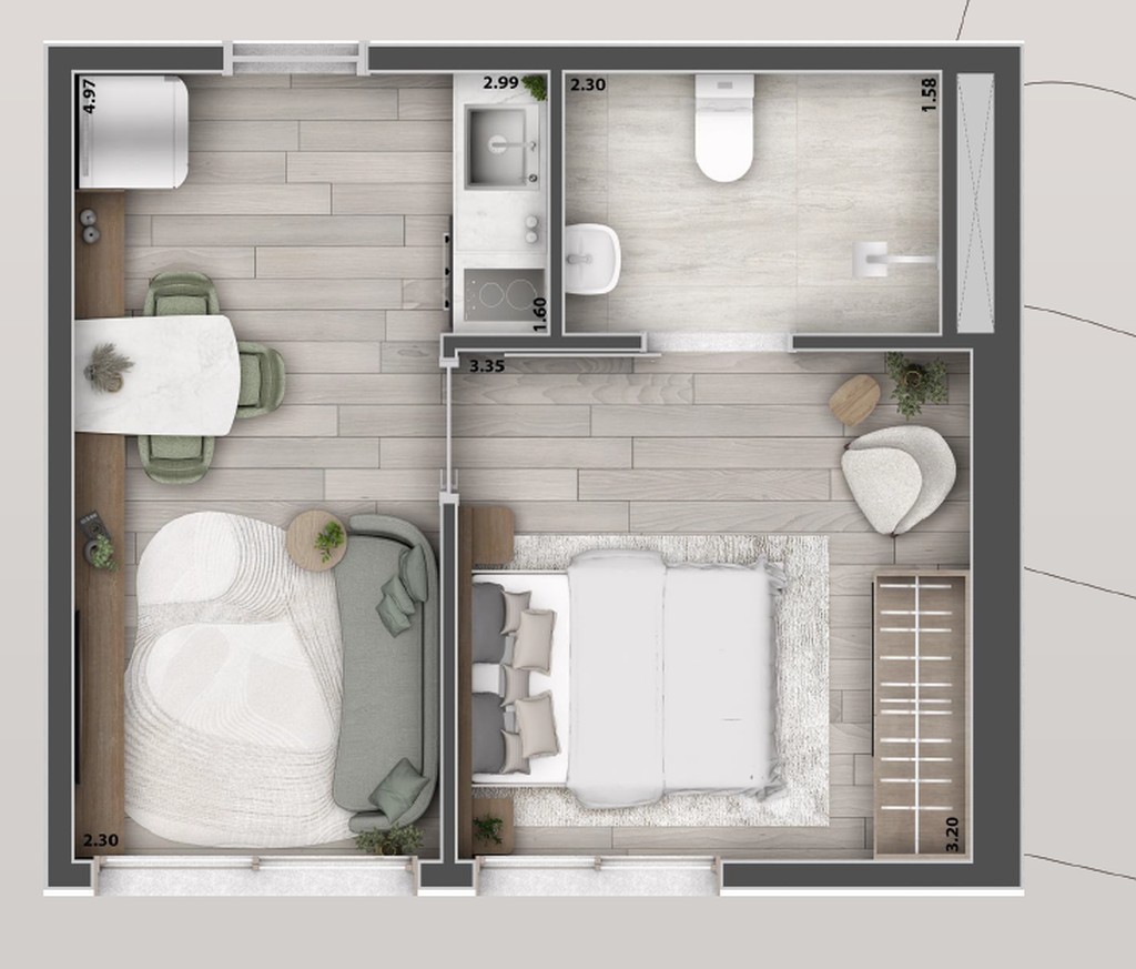 Apartamento, 1 quarto, 21 m² - Foto 20