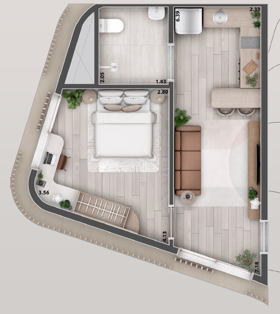 Apartamento, 1 quarto, 28 m² - Foto 22