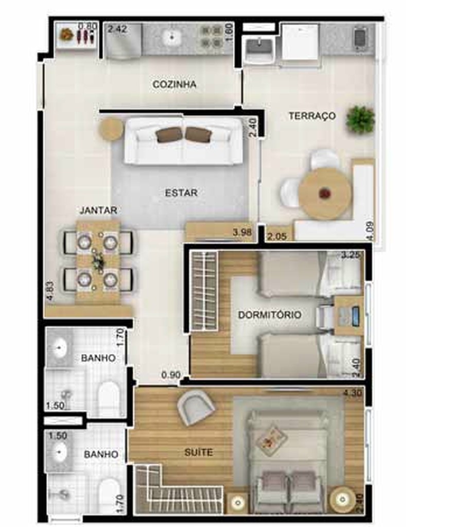 Apartamento, 2 quartos, 62 m² - Foto 15