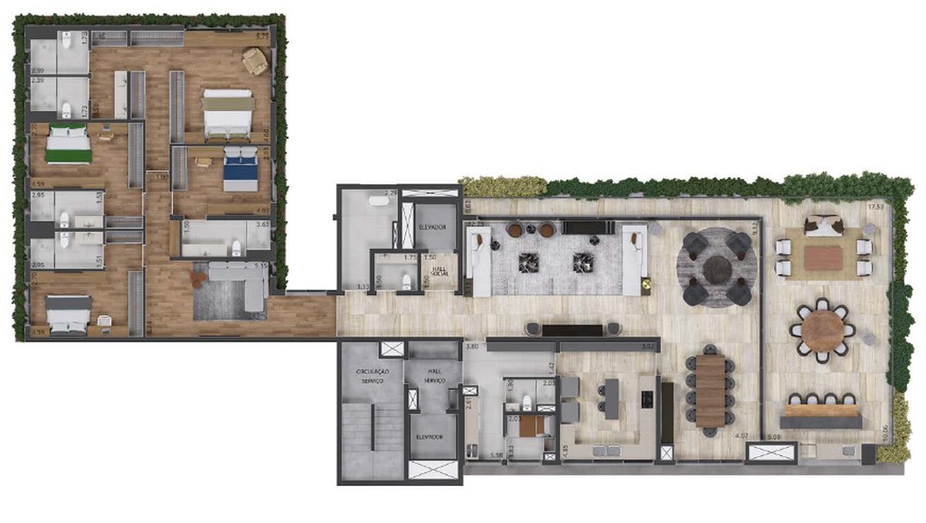 Apartamento, 4 quartos, 427 m² - Foto 14