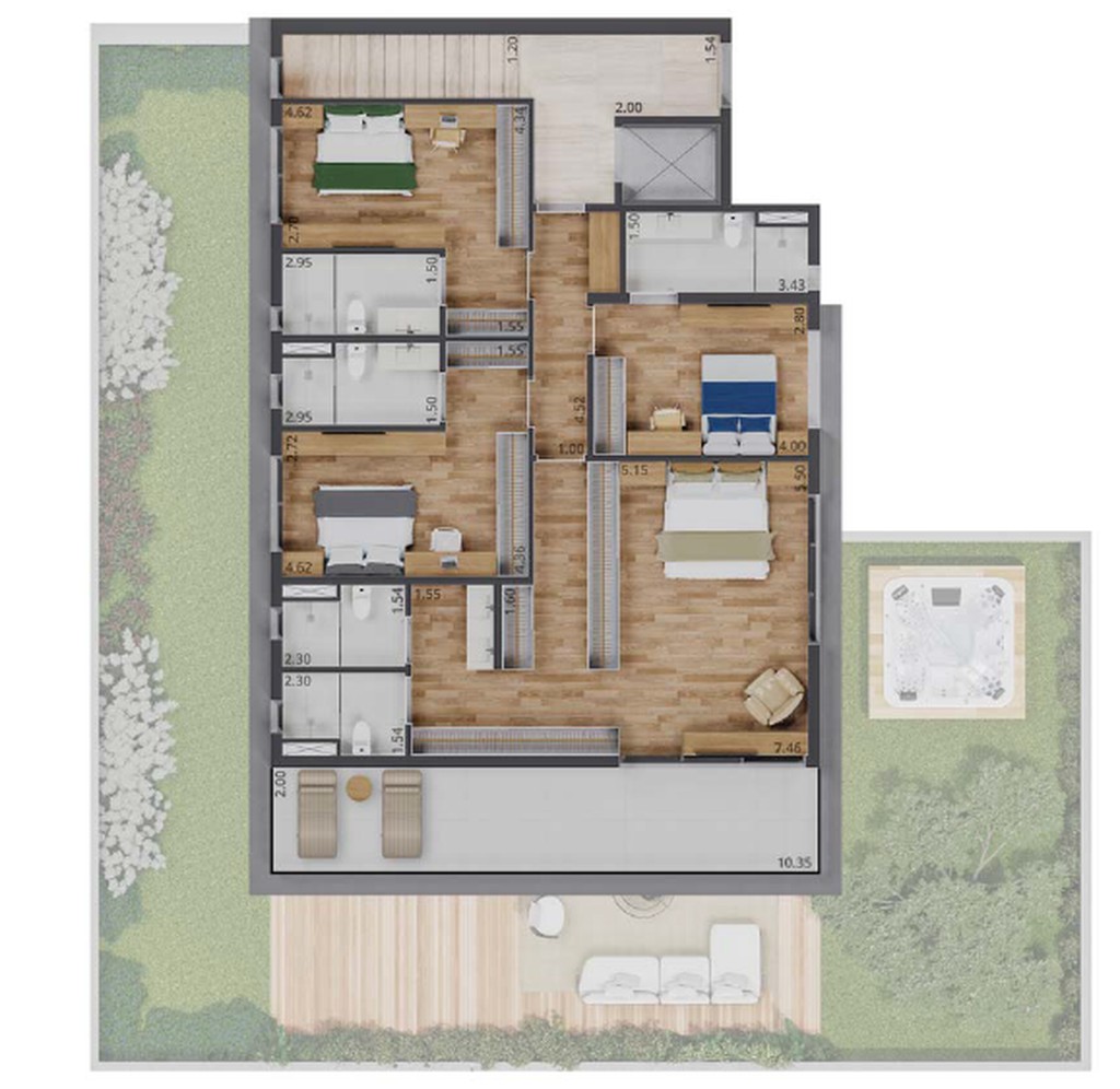 Apartamento, 4 quartos, 427 m² - Foto 18