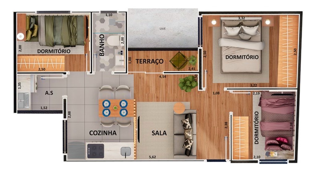 Apartamento, 2 quartos, 40 m² - Foto 15