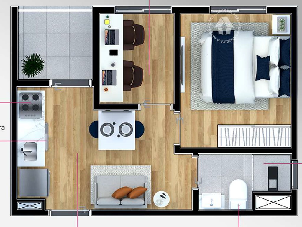 Apartamento, 1 quarto, 18 m² - Foto 25