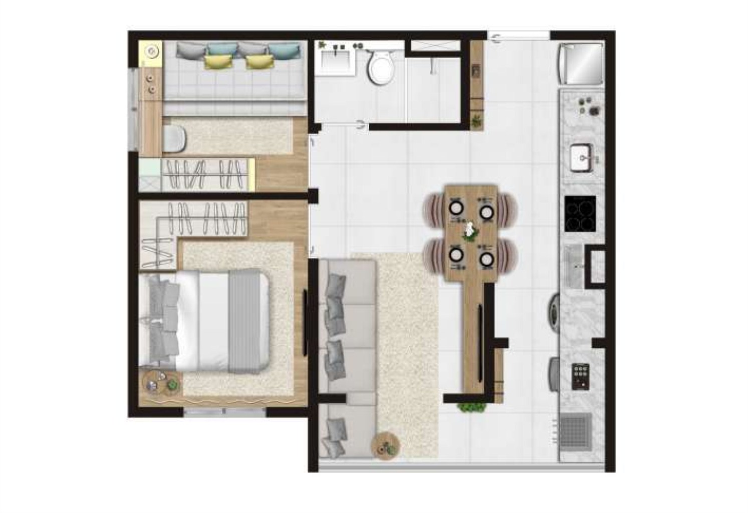 Apartamento, 2 quartos, 42 m² - Foto 24