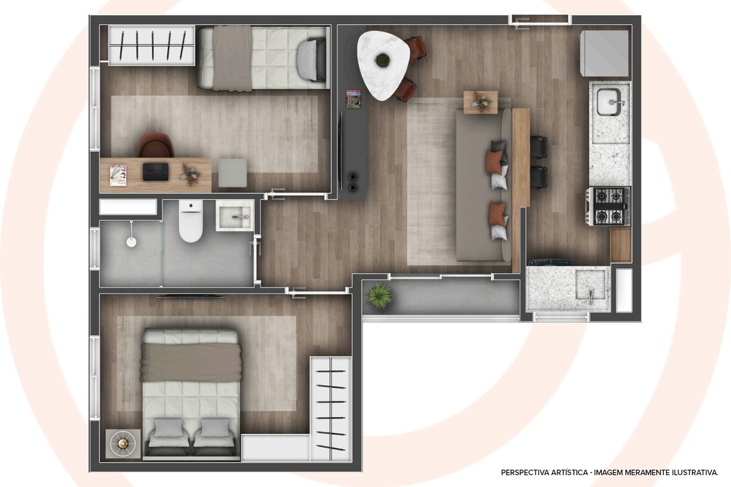 Apartamento, 2 quartos, 41 m² - Foto 20