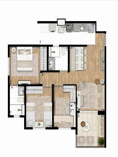 Apartamento, 2 quartos, 57 m² - Foto 4