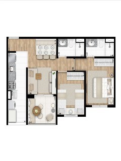 Apartamento, 2 quartos, 57 m² - Foto 7