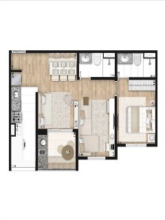 Apartamento, 2 quartos, 57 m² - Foto 9